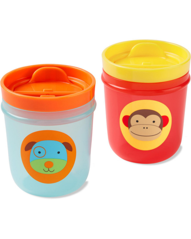 Skip Hop Zoo Tumbler Cups pohr - kutya s majom